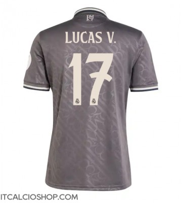 Real Madrid Lucas Vazquez #17 Terza Maglia 2024-25 Manica Corta